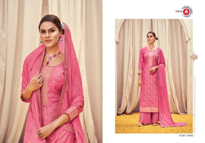Mishri Triple Aaa Muslin Plazzo Style Suits