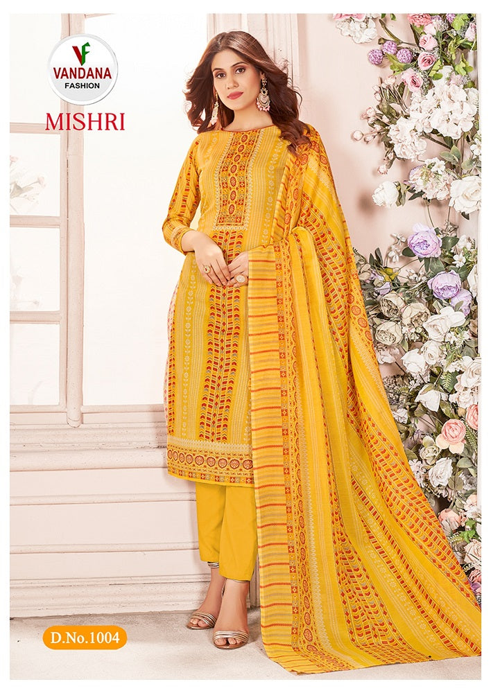 Mishri Vol 1 Vandana Indo Cotton Pant Style Suits