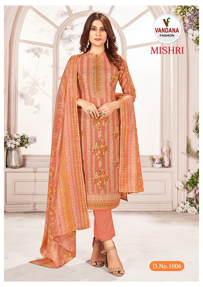 Mishri Vol 1 Vandana Indo Cotton Pant Style Suits