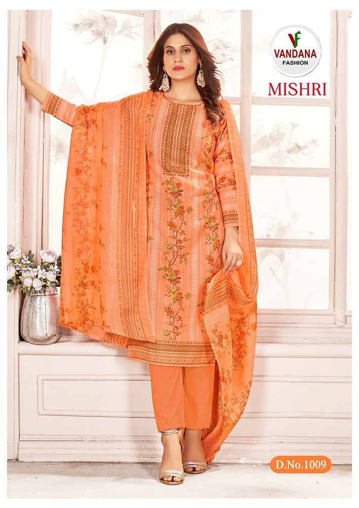 Mishri Vol 1 Vandana Indo Cotton Pant Style Suits