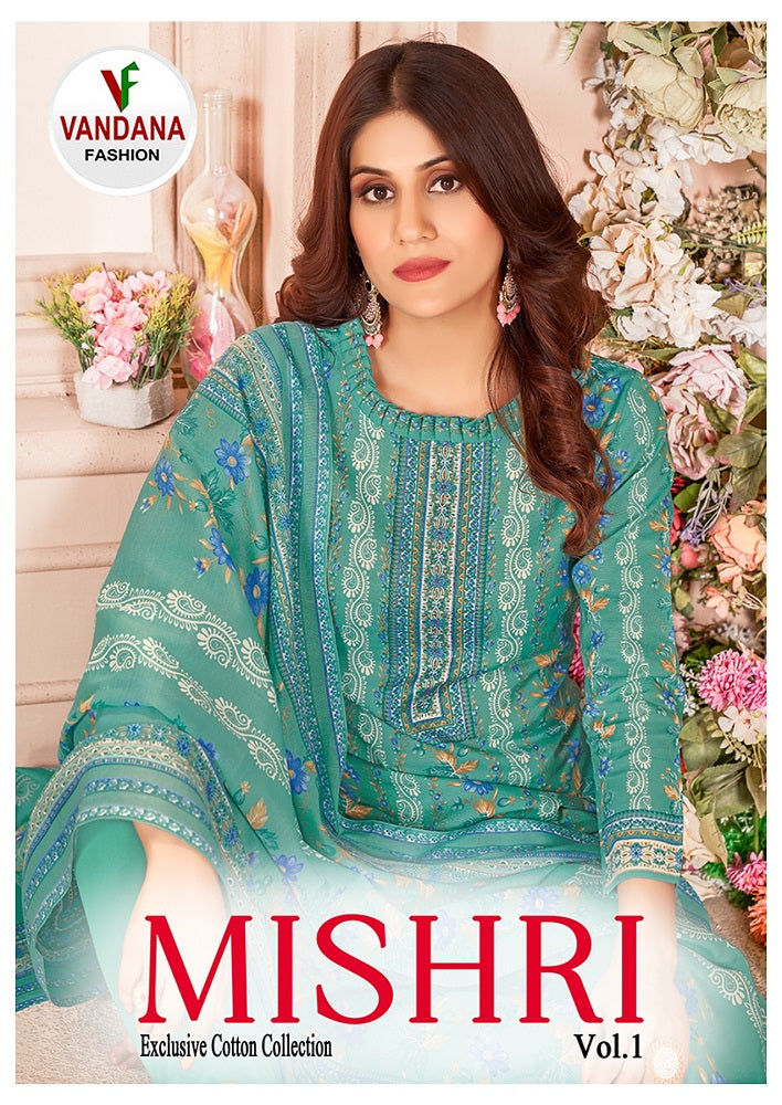 Mishri Vol 1 Vandana Indo Cotton Pant Style Suits
