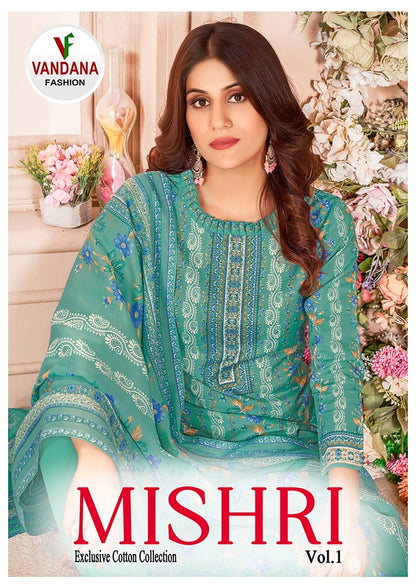 Mishri Vol 1 Vandana Indo Cotton Pant Style Suits