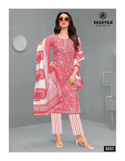 Miss India Vol 82 Deeptex Prints Cotton Dress Material