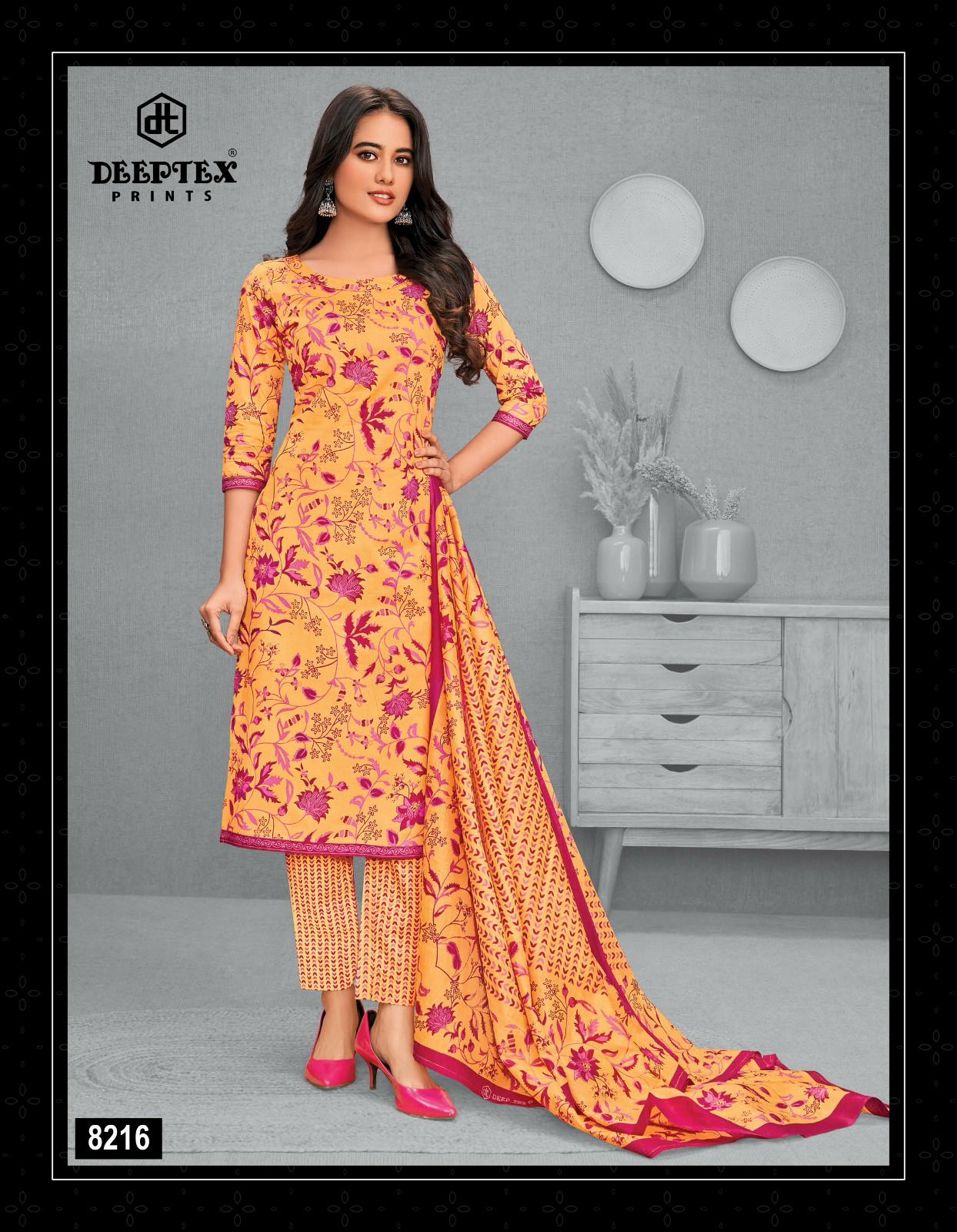 Deeptex vol 66 miss india latest catalogue dress material jetpur wholesale