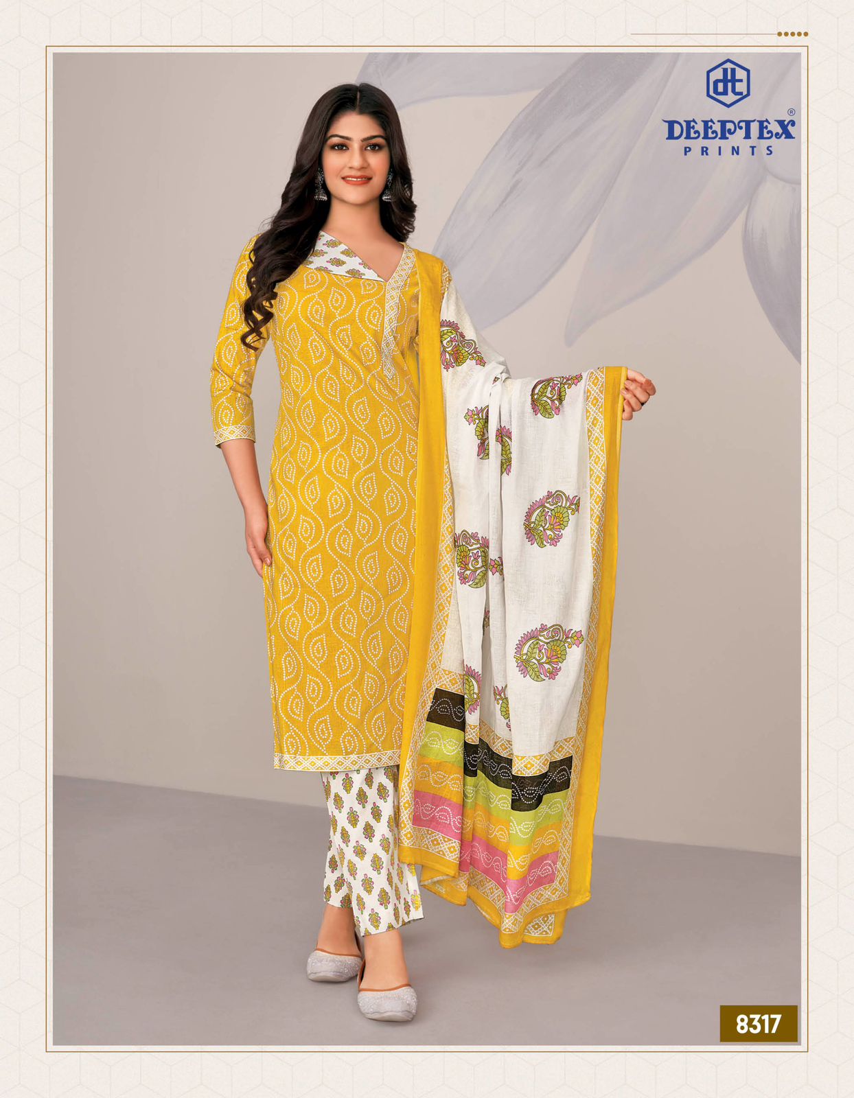 Miss India Vol 83 Deeptex Prints Cotton Dress Material