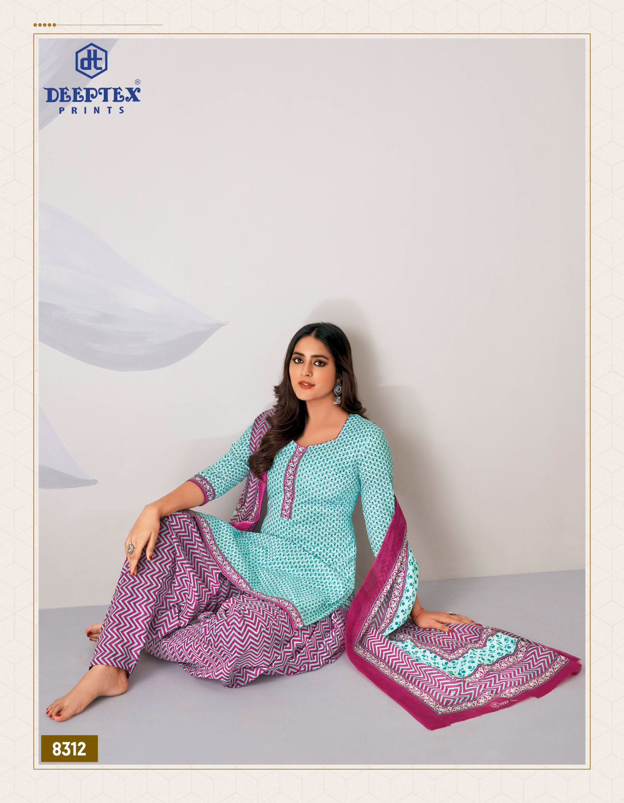 Miss India Vol 83 Deeptex Prints Cotton Dress Material