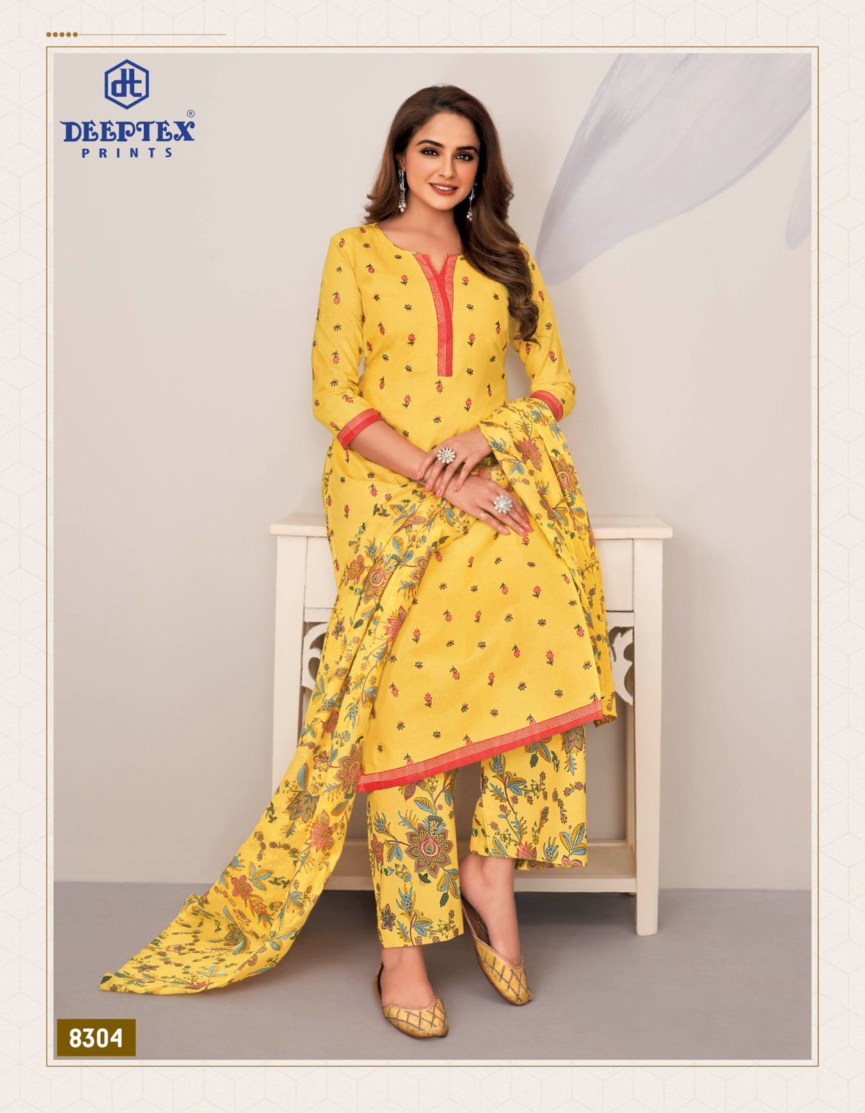 Miss India Vol 83 Deeptex Prints Cotton Dress Material