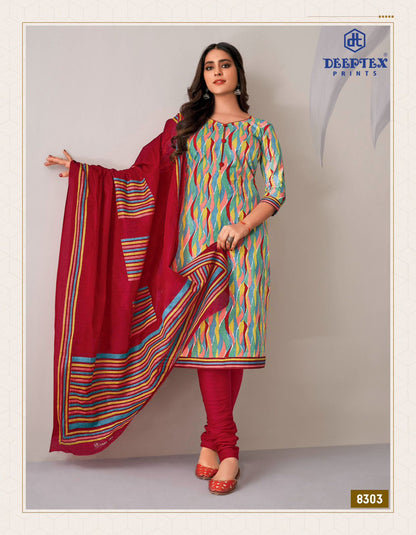Miss India Vol 83 Deeptex Prints Cotton Dress Material