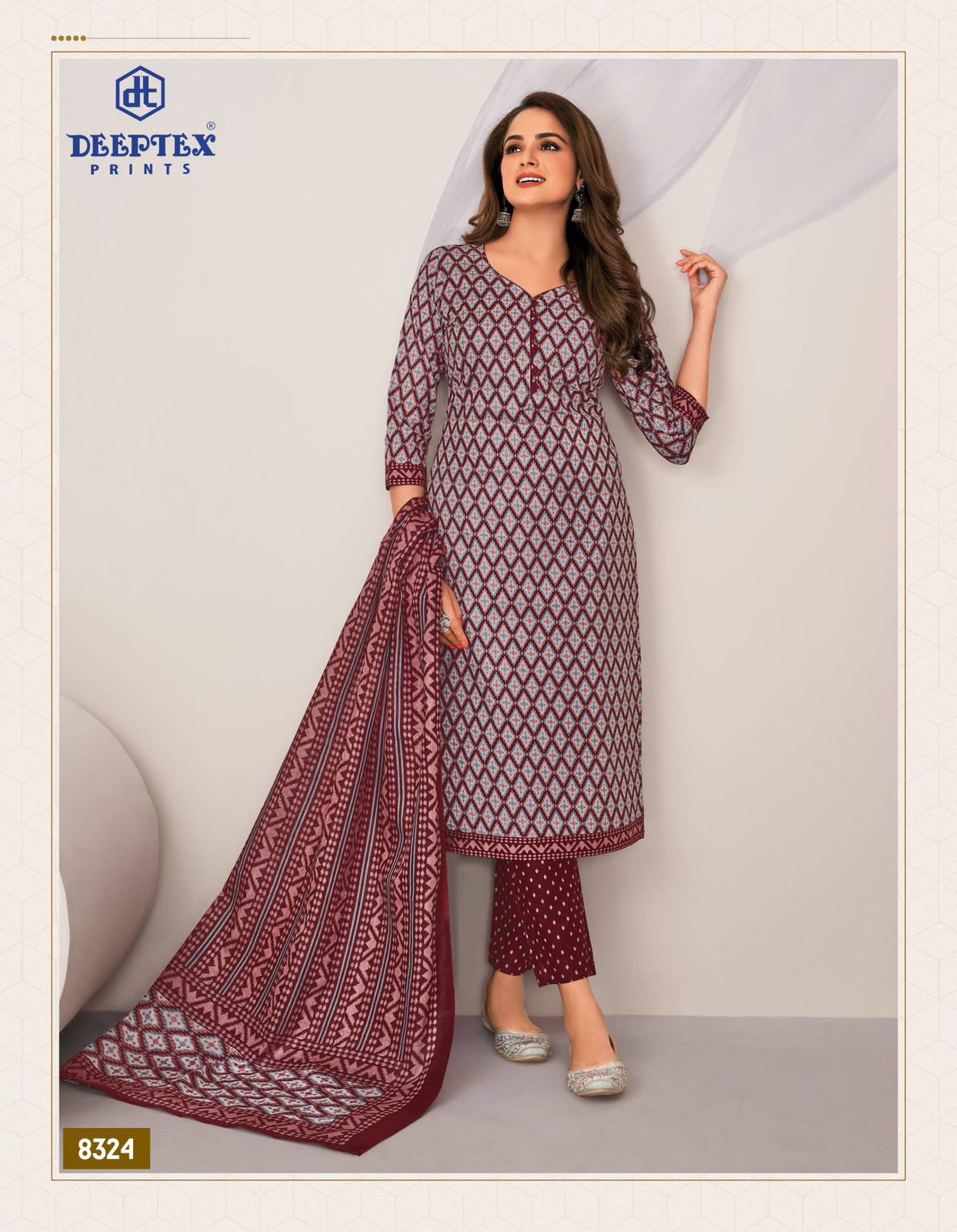 Miss India Vol 83 Deeptex Prints Cotton Dress Material