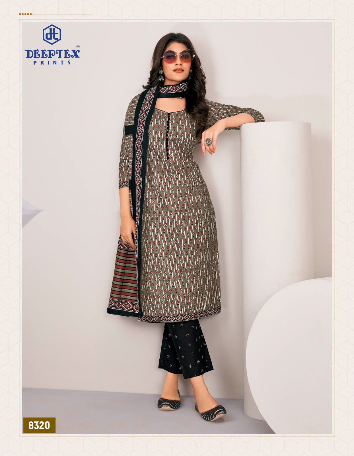 Miss India Vol 83 Deeptex Prints Cotton Dress Material