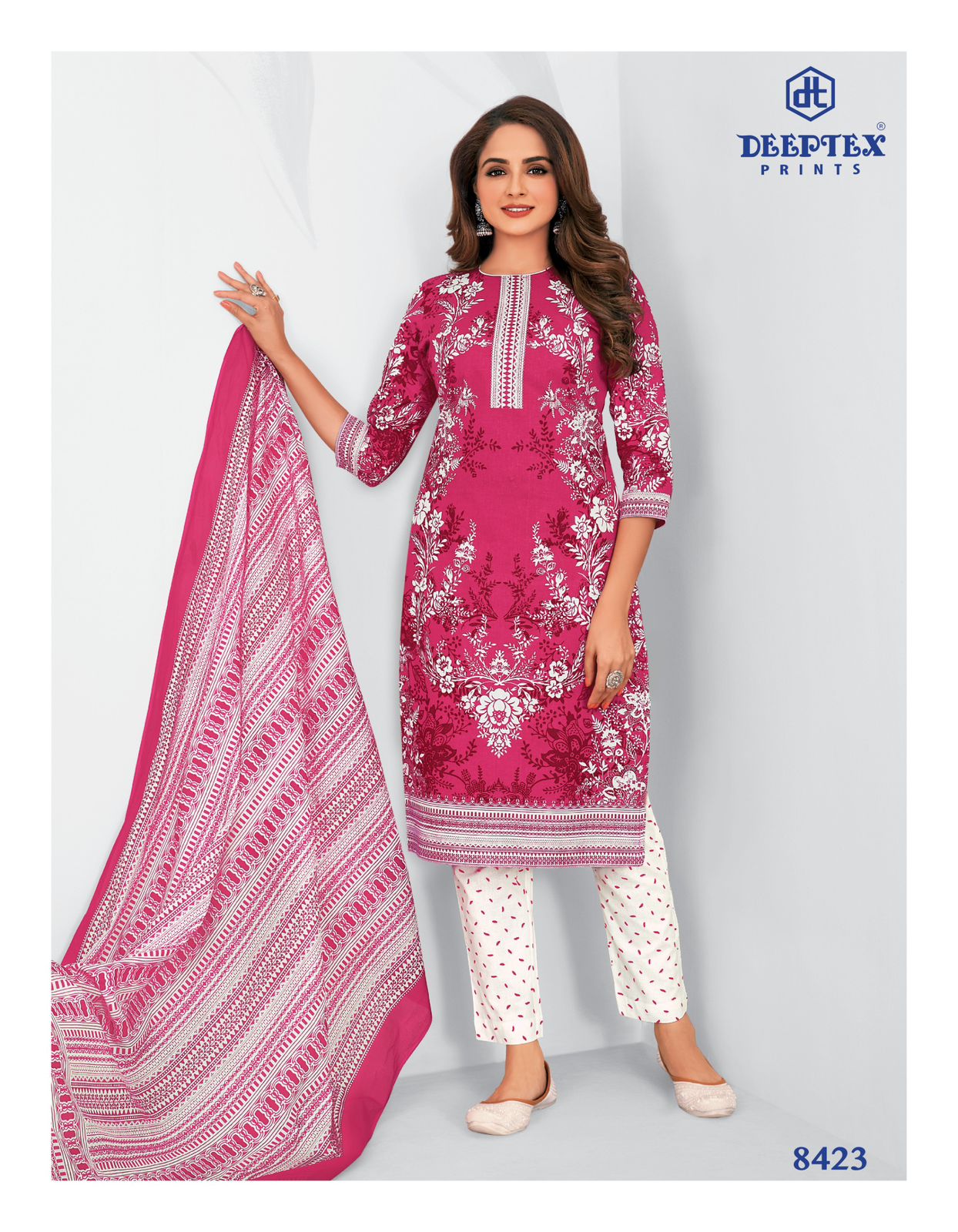 Miss India Vol 84 Deeptex Prints Cotton Dress Material