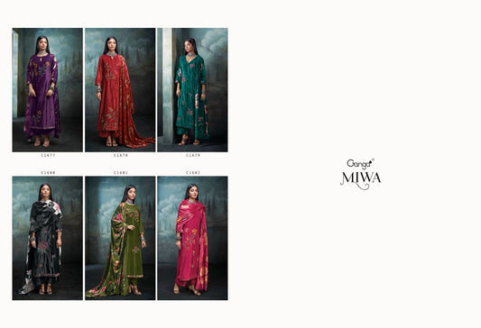 Miwa Ganga Velvet Suits