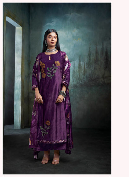 Miwa Ganga Velvet Suits