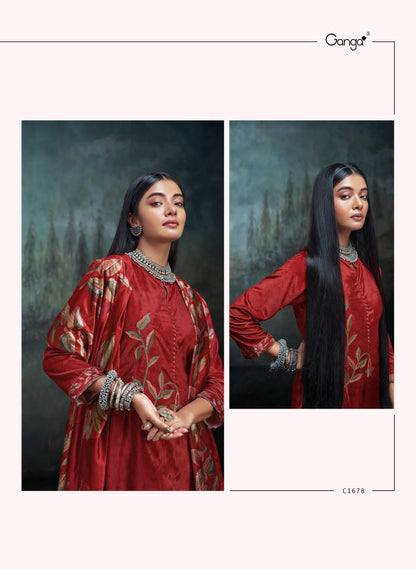 Miwa Ganga Velvet Suits