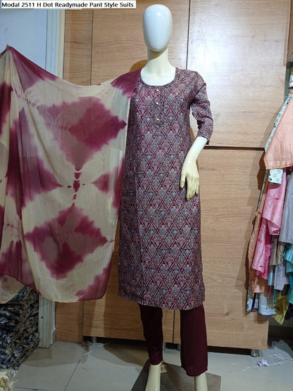 मॉडल 2511 एच डॉट रेडीमेड पैंट स्टाइल सूट