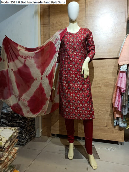 मॉडल 2511 एच डॉट रेडीमेड पैंट स्टाइल सूट