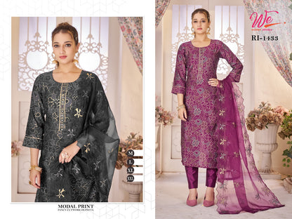 Modal Print Women Ethnics Readymade Pant Style Suits