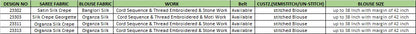 Moh-Manthan-Enigma Mahotsav Organza Sarees