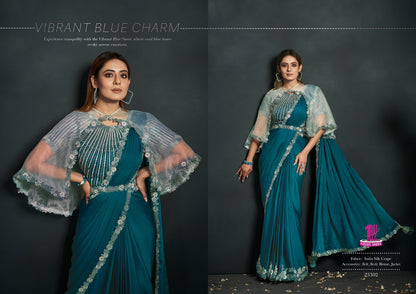 Moh-Manthan-Enigma Mahotsav Organza Sarees
