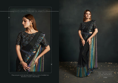 Moh-Manthan-Enigma Mahotsav Organza Sarees