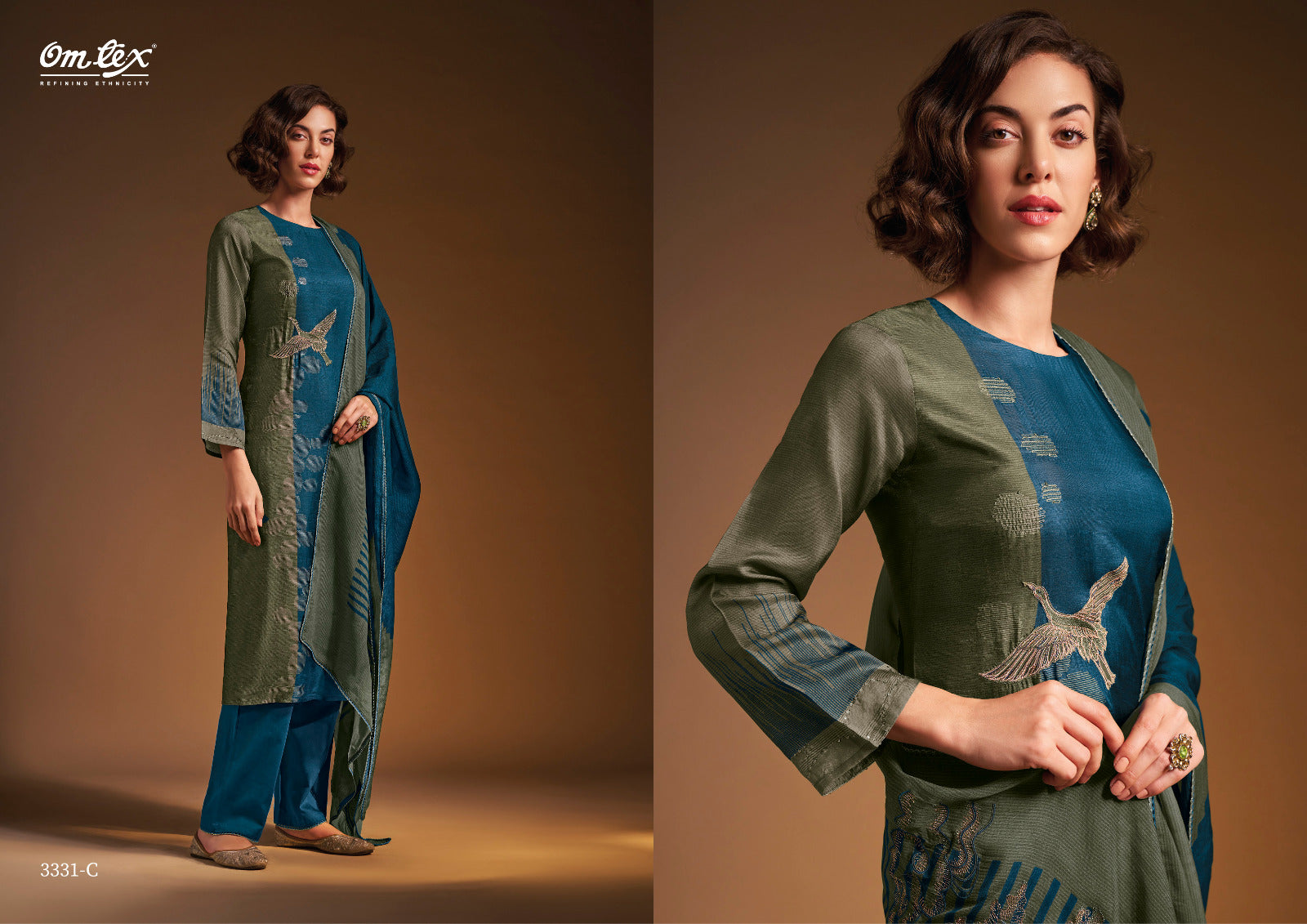 Moh Omtex Russian Silk Pant Style Suits