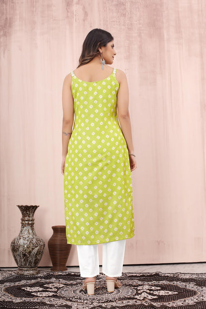Mohini Seamore Chanderi Silk Kurti Pant Set