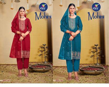 Mohini Vitara Silk Readymade Pant Style Suits