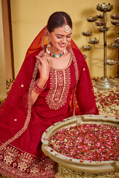 Mohini Vitara Silk Readymade Pant Style Suits