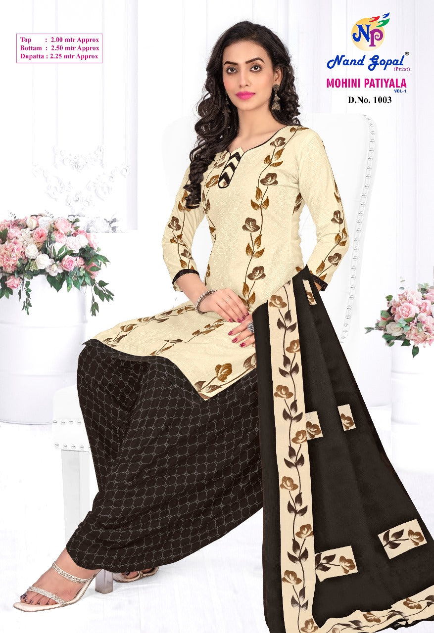 Mohini Vol 1 Nandgopal Cotton Patiyala Style Suits