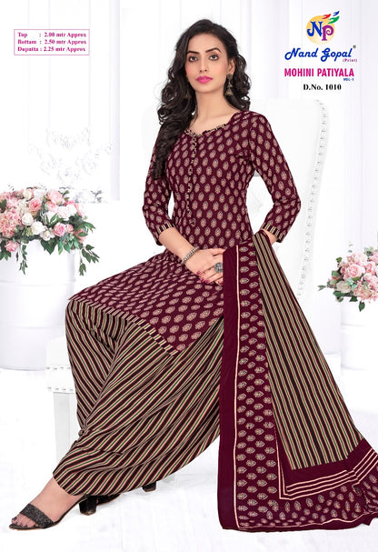 Mohini Vol 1 Nandgopal Cotton Patiyala Style Suits