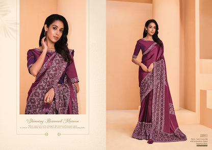 Mohmanthan-22900 Yavanika Mahotsav Crepe Silk Sarees