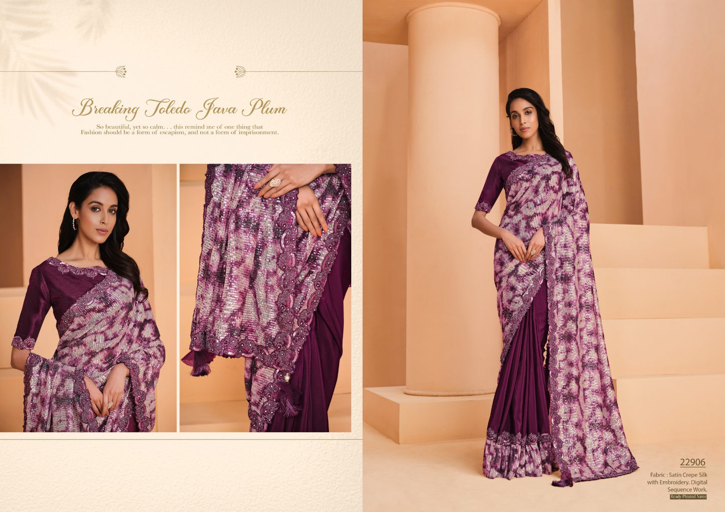 Mohmanthan-22900 Yavanika Mahotsav Crepe Silk Sarees