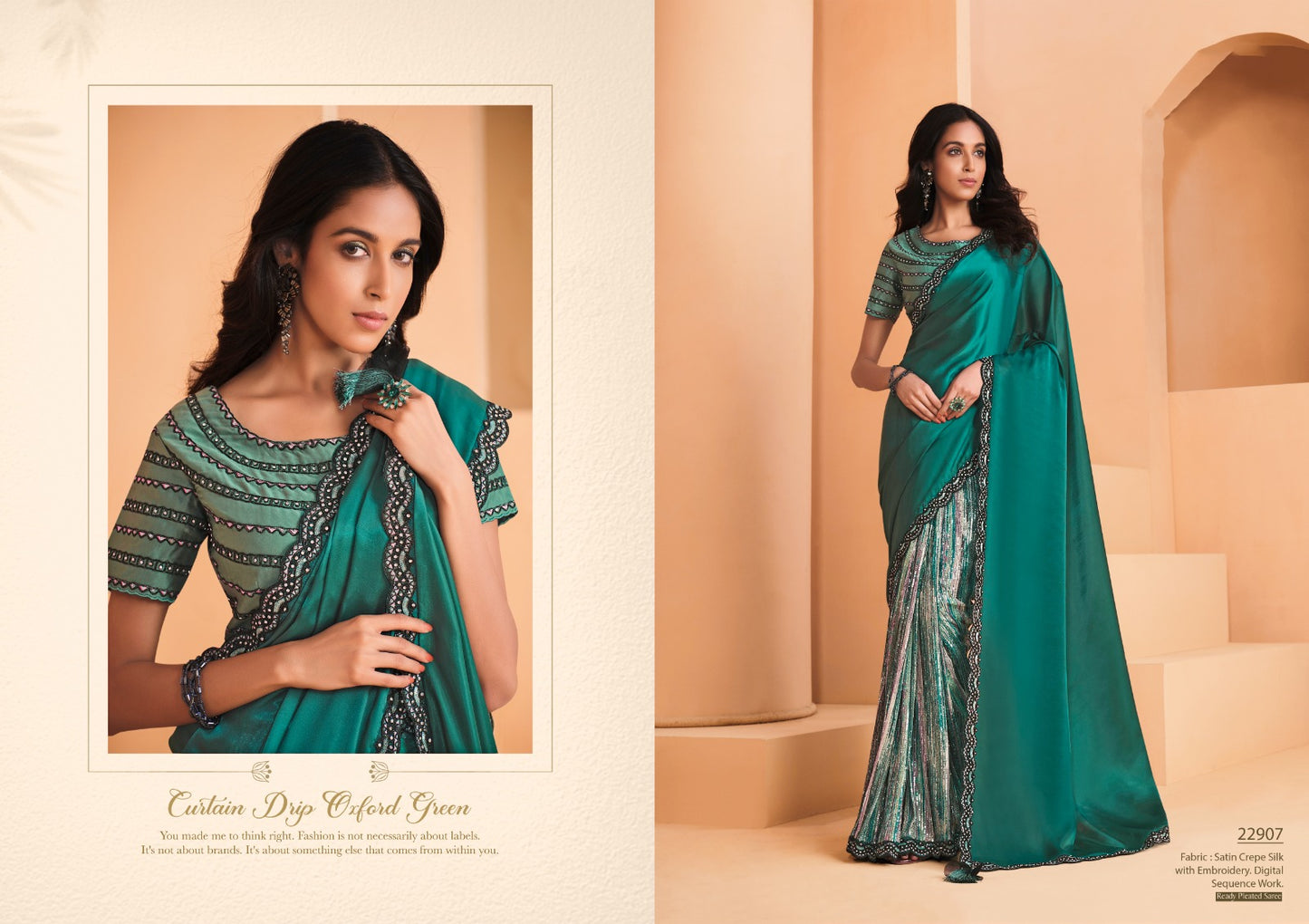 Mohmanthan-22900 Yavanika Mahotsav Crepe Silk Sarees