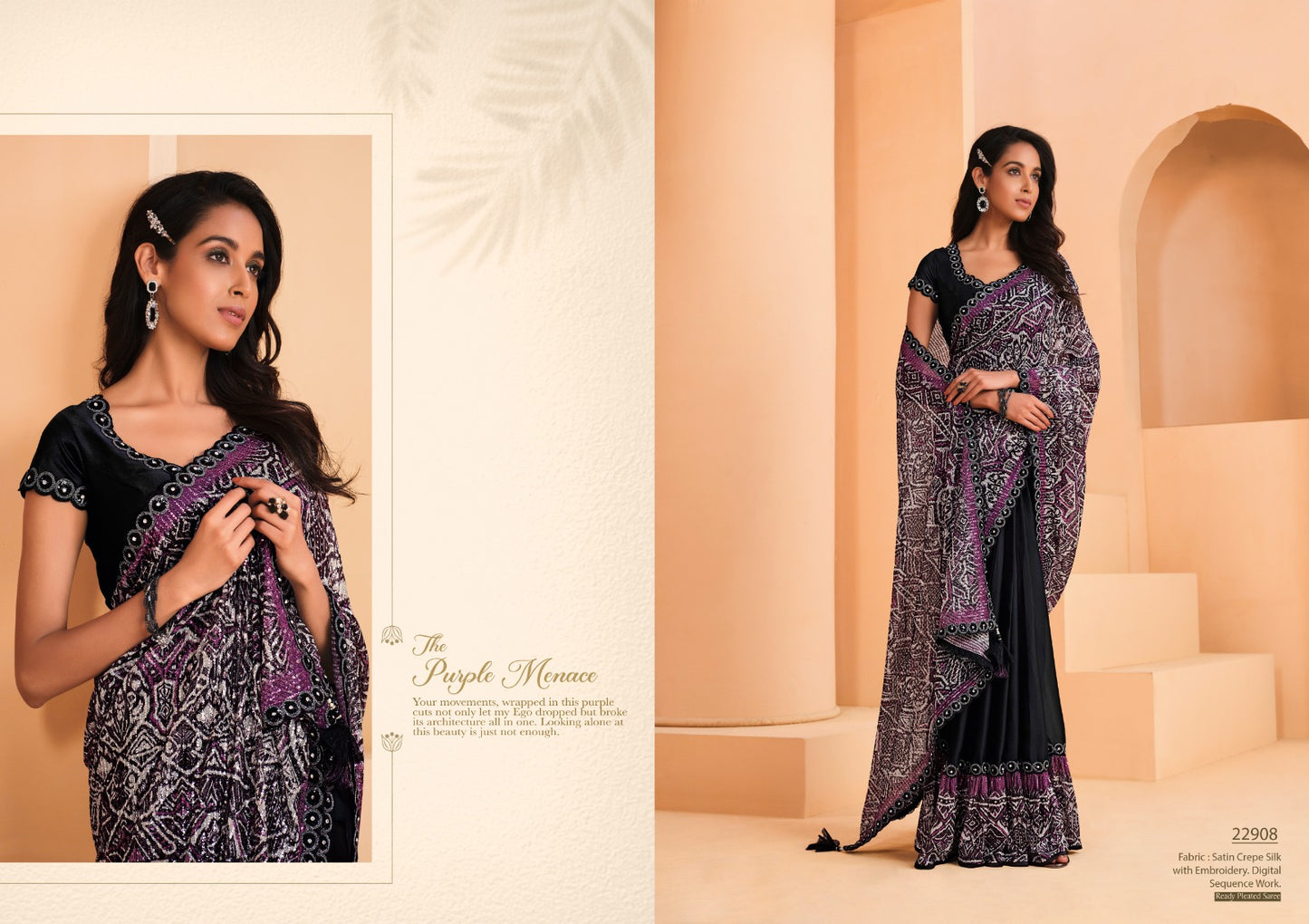 Mohmanthan-22900 Yavanika Mahotsav Crepe Silk Sarees