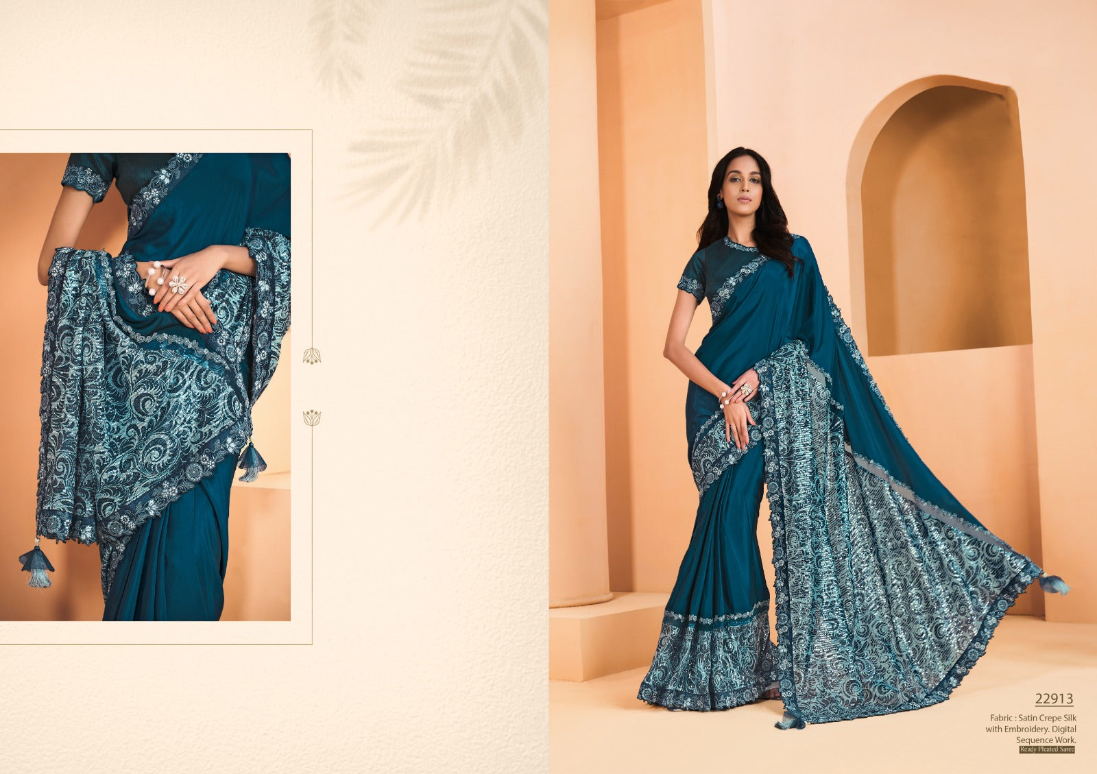 Mohmanthan-22900 Yavanika Mahotsav Crepe Silk Sarees