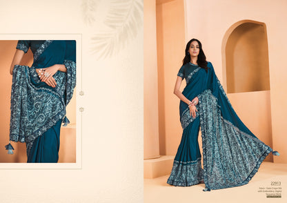 Mohmanthan-22900 Yavanika Mahotsav Crepe Silk Sarees