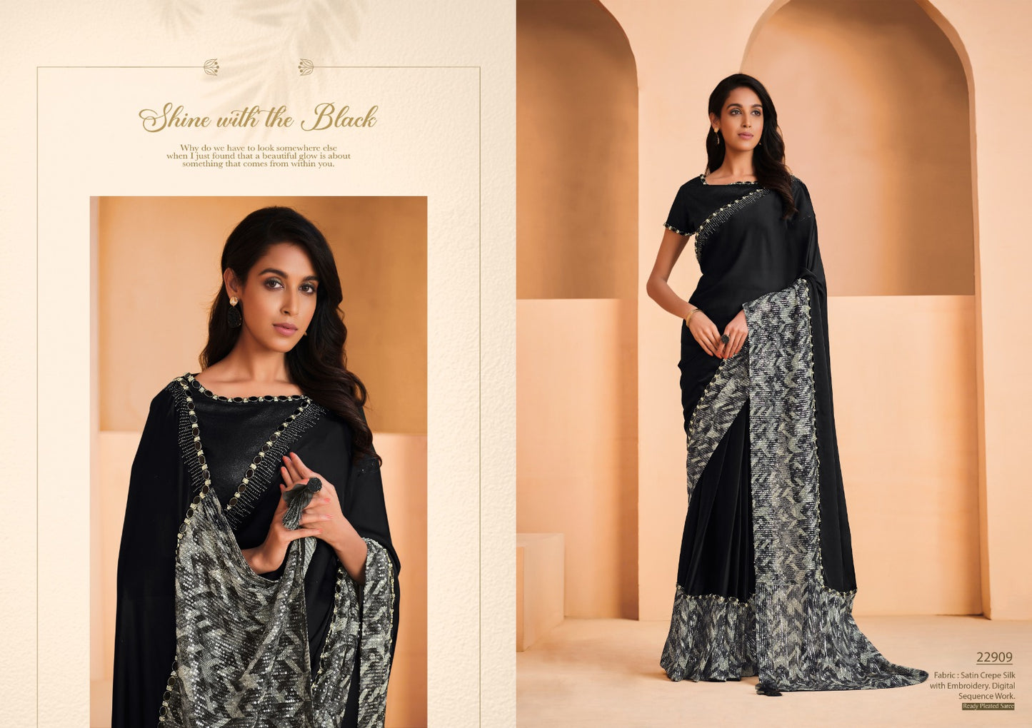 Mohmanthan-22900 Yavanika Mahotsav Crepe Silk Sarees