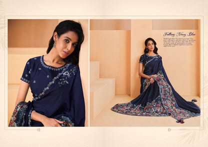 Mohmanthan-22900 Yavanika Mahotsav Crepe Silk Sarees