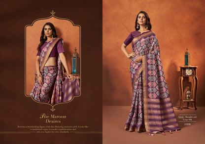 Mohmanthan-23200 Series Saachi Mahotsav Crepe Silk Sarees