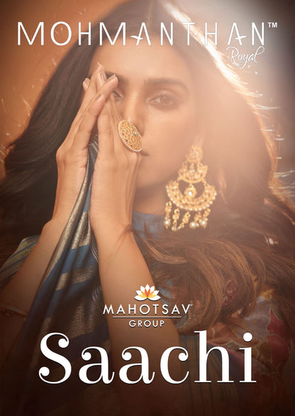 Mohmanthan-23200 Series Saachi Mahotsav Crepe Silk Sarees