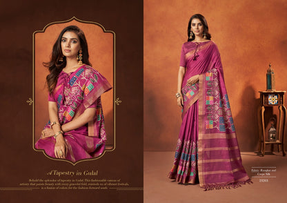 Mohmanthan-23200 Series Saachi Mahotsav Crepe Silk Sarees
