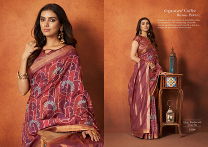 Mohmanthan-23200 Series Saachi Mahotsav Crepe Silk Sarees