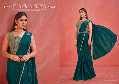 Mohmanthan-23400-Elegancia Mahotsav Organza Sarees