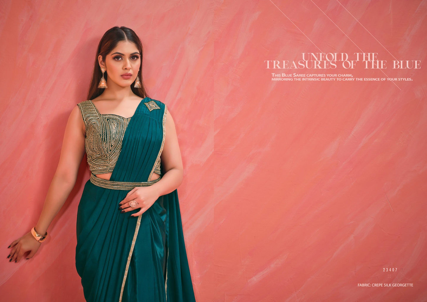 Mohmanthan-23400-Elegancia Mahotsav Organza Sarees