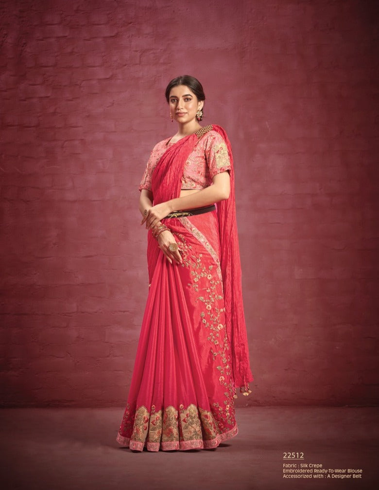 Mohmanthan 22500 Nurvi Mahotsav Raw Silk Sarees