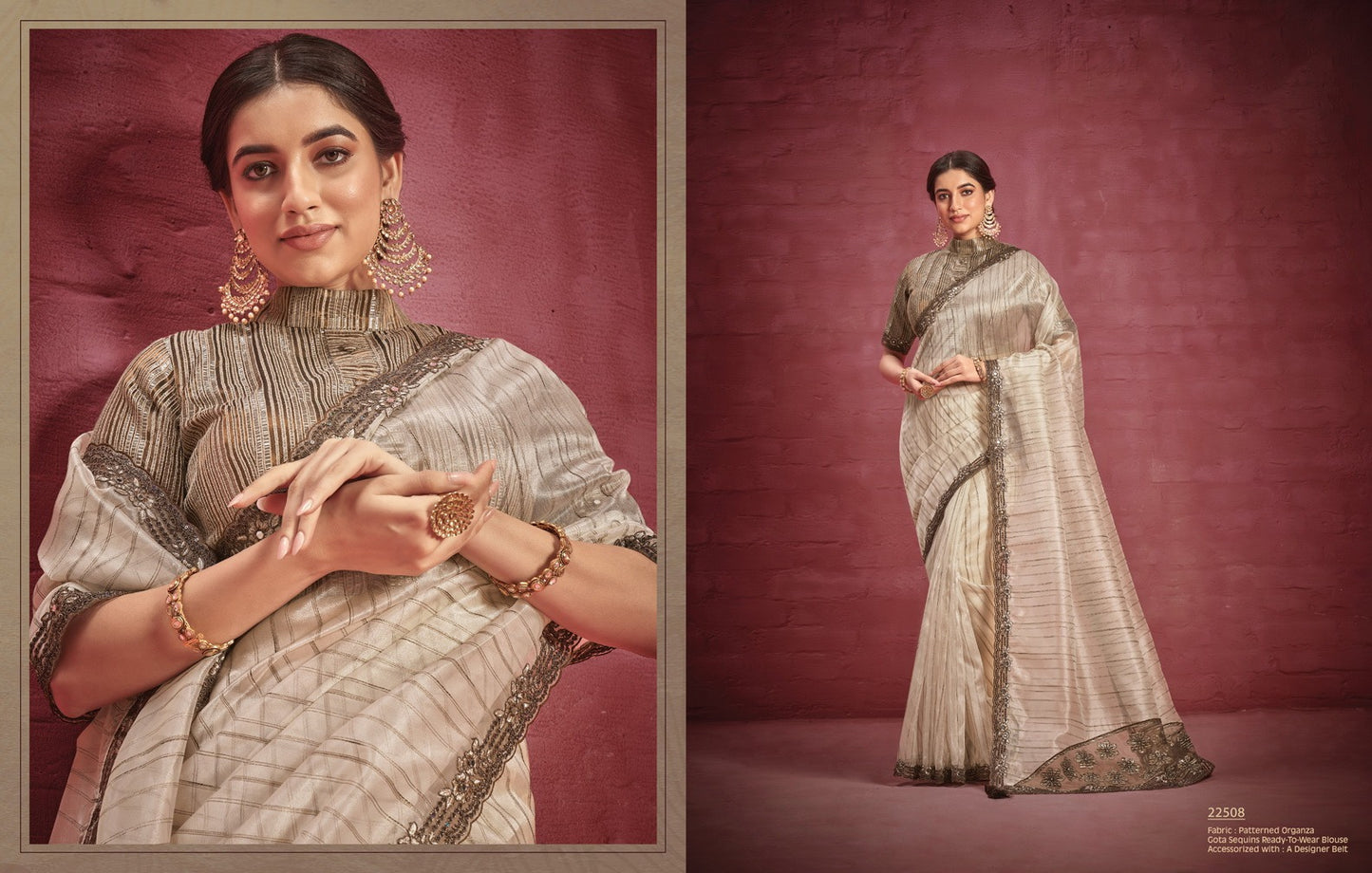 Mohmanthan 22500 Nurvi Mahotsav Raw Silk Sarees
