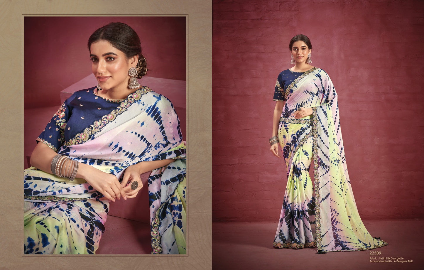 Mohmanthan 22500 Nurvi Mahotsav Raw Silk Sarees