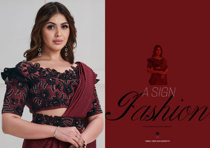 Mohmanthan 23500 Series Majestica Mahotsav Sarees