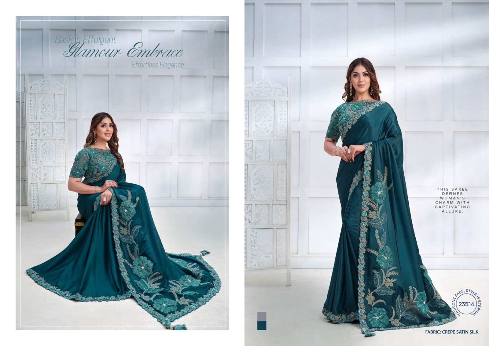 Mohmanthan 23500 Series Majestica Mahotsav Sarees