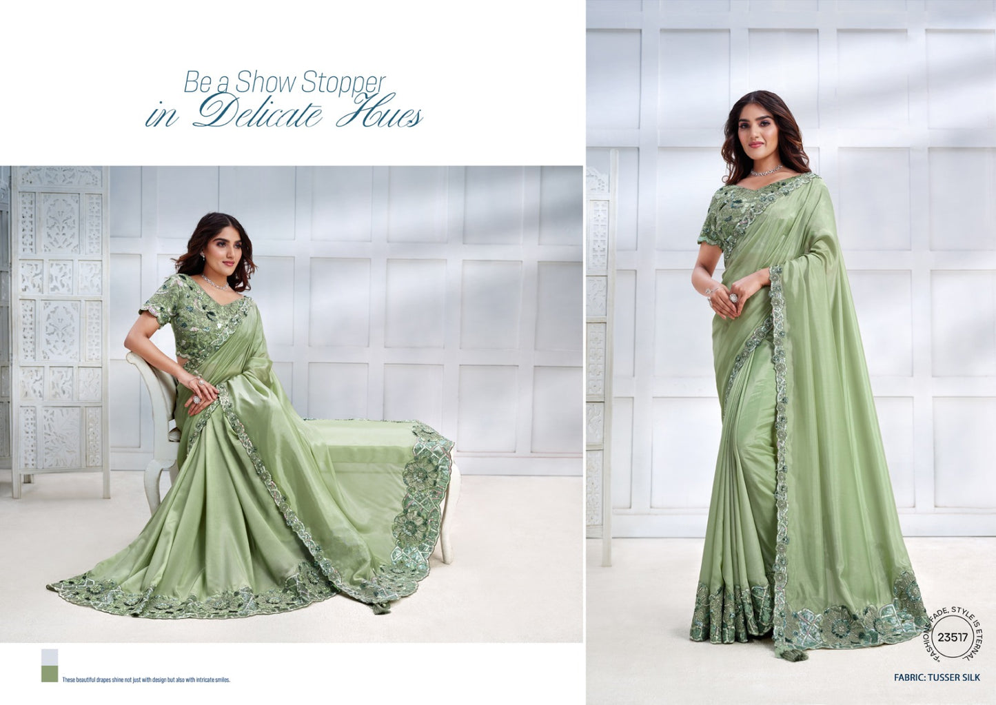 Mohmanthan 23500 Series Majestica Mahotsav Sarees